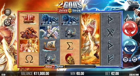 2 Gods Zeus Vs Thor Dualspin Slot Gratis