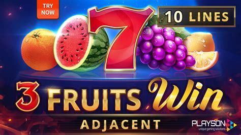 3 Fruits Win 10 Lines Slot Gratis