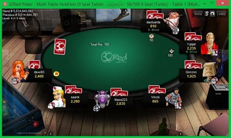 32 Red Poker Movel