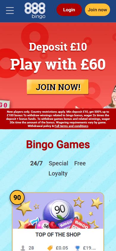 888 Bingo Casino Mobile