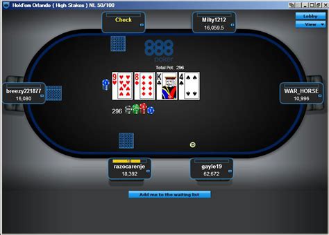 888 Poker Sem Rakeback