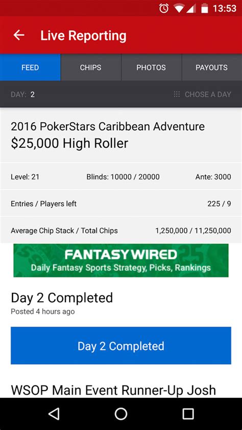 A Pokernews Minha Pilha De App