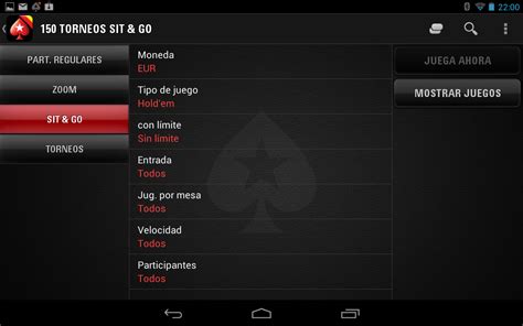 A Pokerstars   Menu Hall De Entrada Login