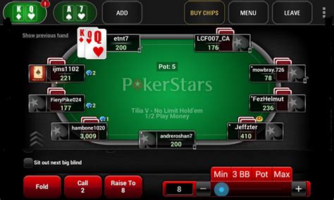 A Pokerstars Blackberry Bold