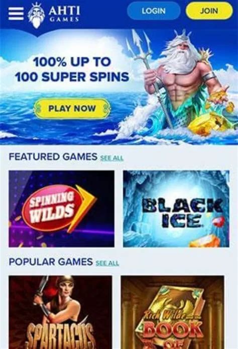 Ahti Games Casino Mobile