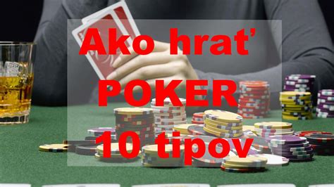 Ako Hrat De Poker Online