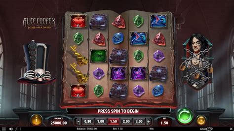 Alice Cooper Tome Of Madness Slot - Play Online