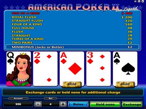 American Poker 2 To Play Gratis