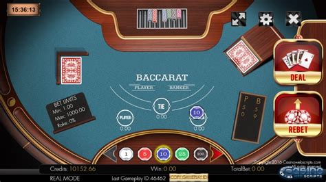 Baccarat Casino Web Scripts Slot Gratis