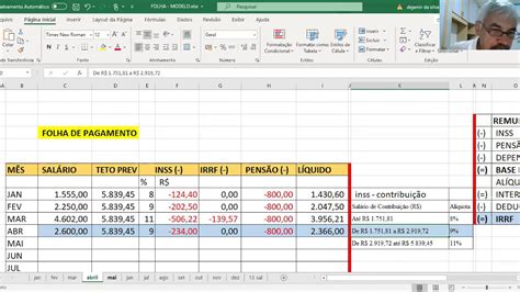 Banca Folha De Excel