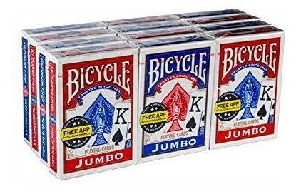 Bicicleta De Poker Jumbo Indice De 88