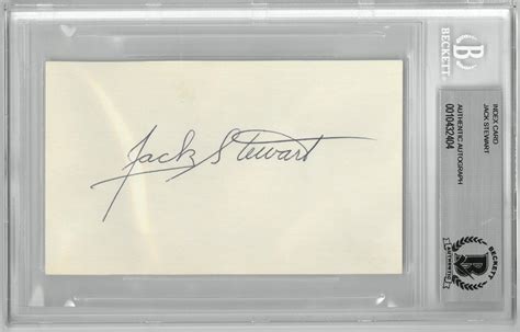 Black Jack Stewart Autografo