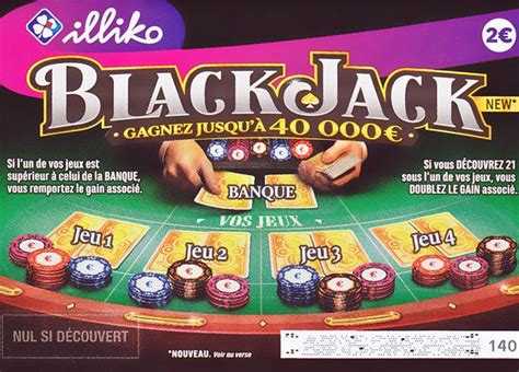 Blackjack Jeu Um Gratter Regle
