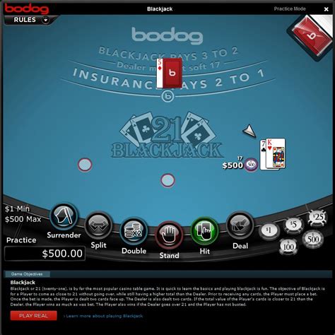 Bodog Blackjack App
