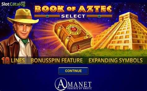 Book Of Aztec Select Netbet