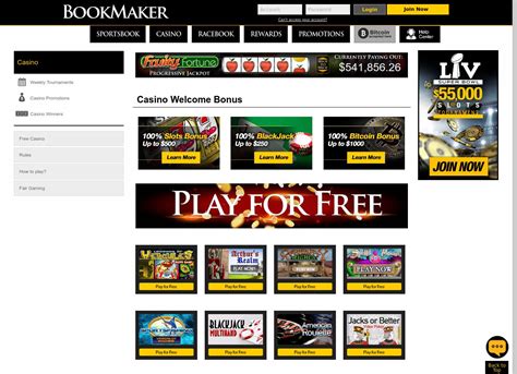 Bookmaker Casino Download