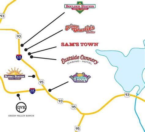 Boulder Strip Casino Mapa