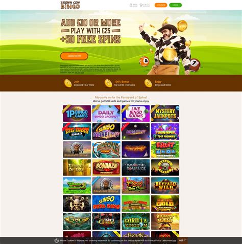 Brown Cow Bingo Casino Codigo Promocional