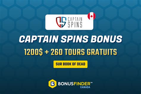 Captain Spins Casino Bonus