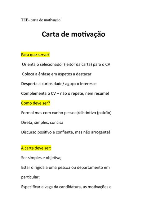 Carta De Motivacao Hotesse Daccueil Casino