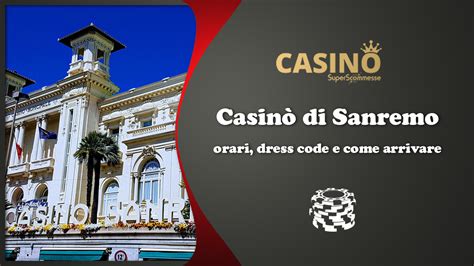 Casino Di Sanremo Orari