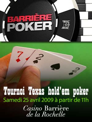 Casino La Rochelle Tournoi De Poker