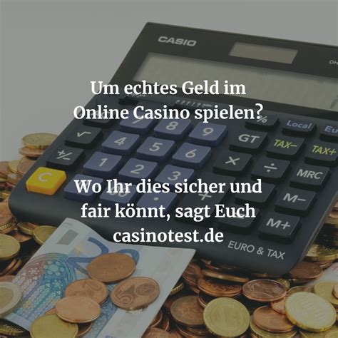 Casino Online Conheceu Echt Geld
