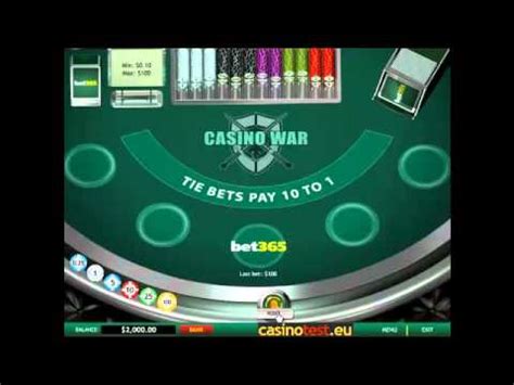 Casino War Bet365