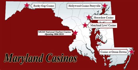 Casinos Em Maryland Mapa