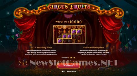 Circus Fruits Slot Gratis