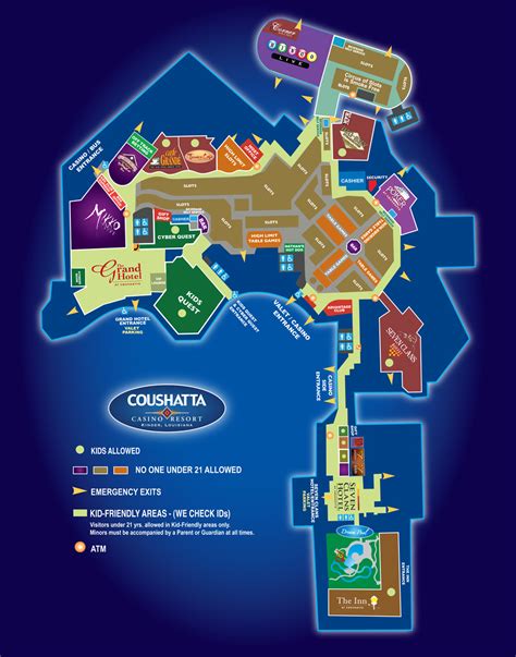 Coushatta Casino Louisiana Mapa