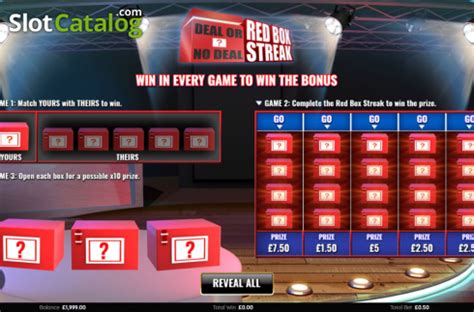 Deal Or No Deal Red Box Streak 888 Casino