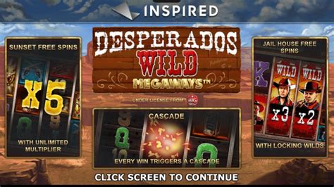 Desperados Wild Megaways Leovegas