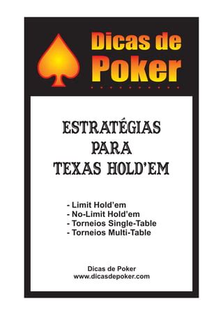 Dicas Para Texas Holdem Torneio