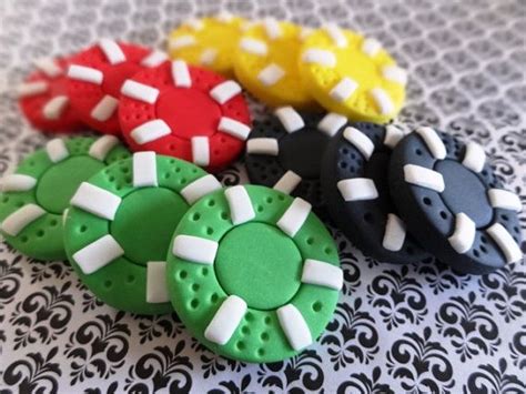 Diy Fondant Fichas De Poker