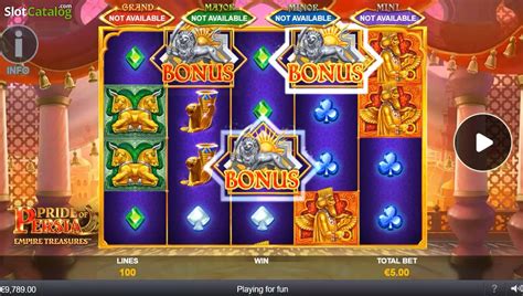 Empire Treasures Pride Of Persia Slot - Play Online