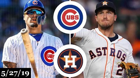 Estadisticas de jugadores de partidos de Chicago Cubs vs Houston Astros