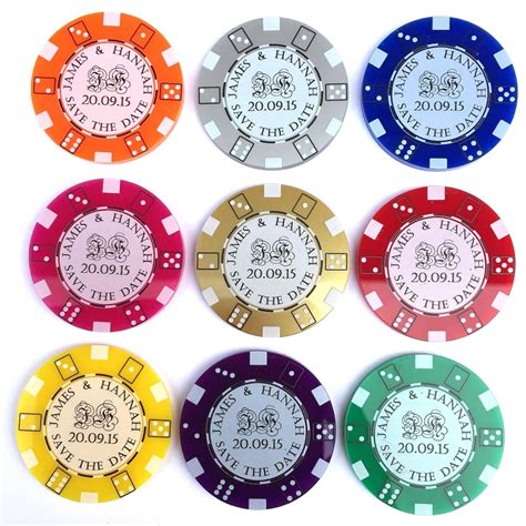 Estilo Do Casino Poker Chips