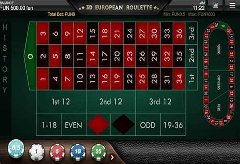 European Roulette 3d Advanced 1xbet