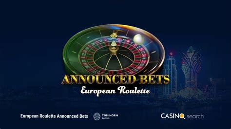 European Roulette Annouced Bets Sportingbet