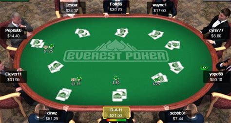 Everest Poker De Dinheiro Ficticio