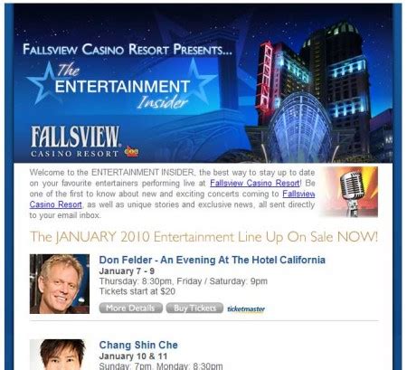 Fallsview Casino Newsletter