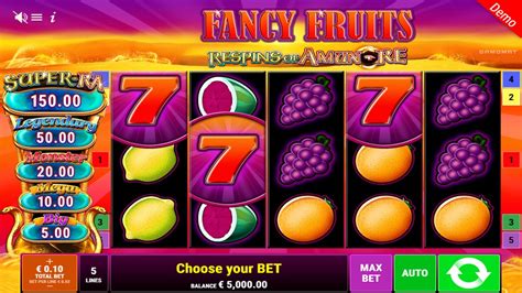 Fancy Fruits Respins Of Amun Re Slot Gratis