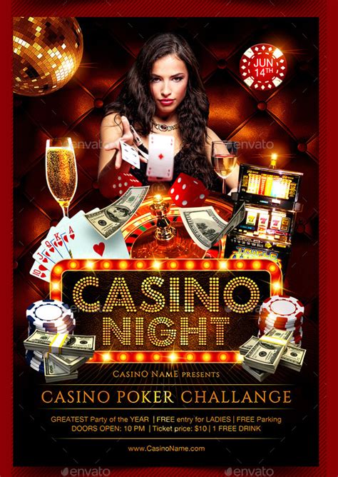 Free Casino Viagem Flyer Modelo
