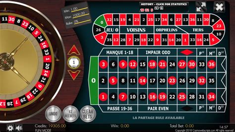 French Roulette 2d Advanced Sportingbet
