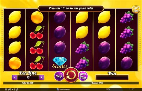 Fruits Collection 30 Lines Slot - Play Online