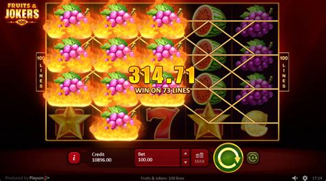 Fruits Jokers 100 Lines Novibet