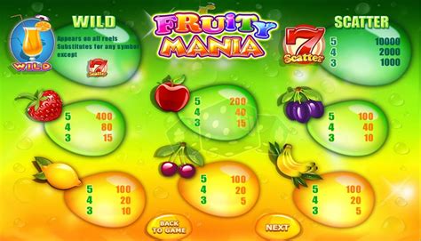 Fruity Mania Novibet