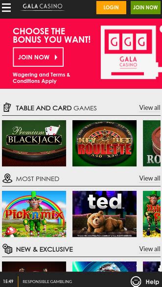 Gala Casino App