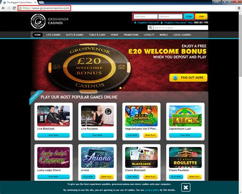 Grosvenor Casino Login